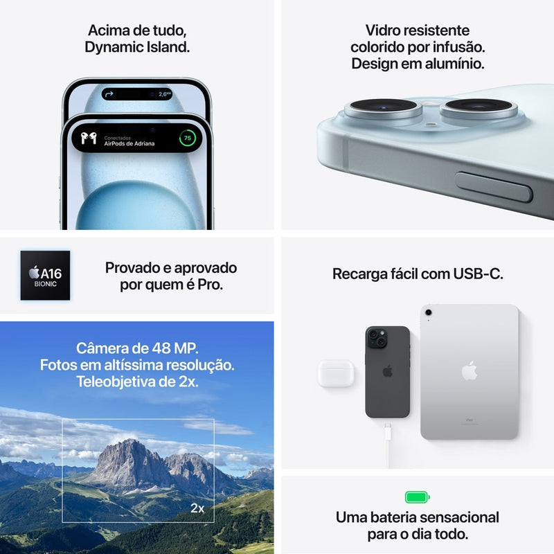 Seminovo iPhone 15 Plus 128GB