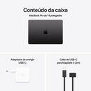 Apple MacBook Pro 14", M4 Pro, CPU de 12 núcleos, GPU de 16 núcleos, 24GB RAM, 512GB SSD - Preto-espacial
